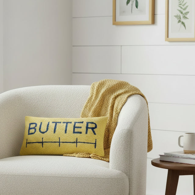 Butter Hook Pillow, 9 X 16 in.