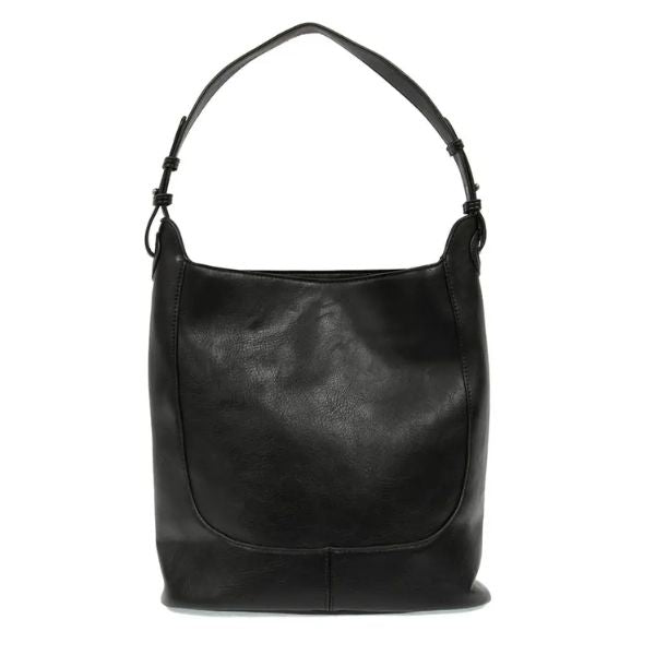 Brielle Small Bucket Bag, Black