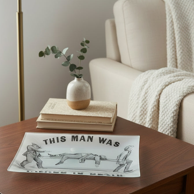 Talked to Death Plate, 9.125 X 6.5 in.