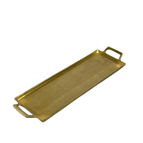 Gold Large Rectangular Tray