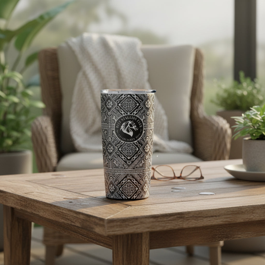 Mosaic Tumbler, Black, 20 oz