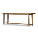 Flip Top Console Table, Toasted Ash, 94 X 22 X 31 in. 1