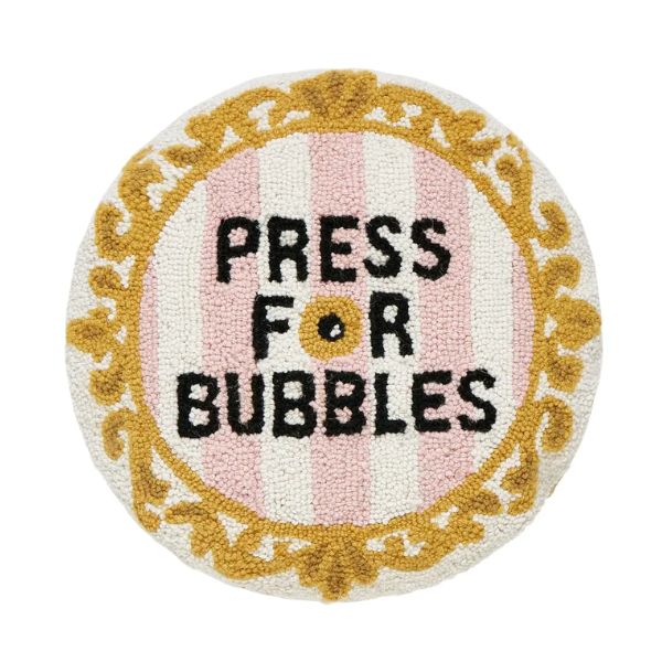 Bubbles Bell Hook Pillow, 16 in.
