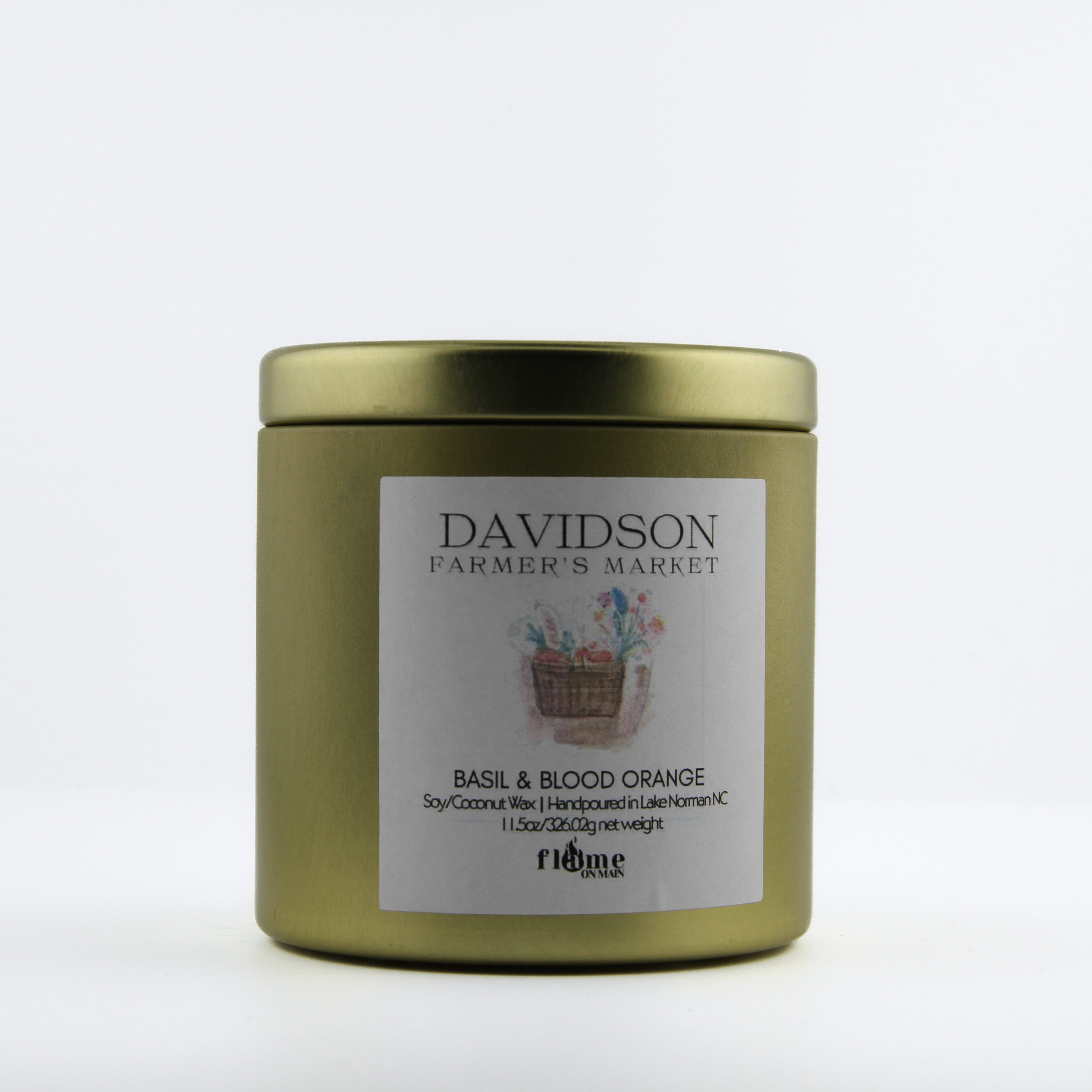Flame on Main Local Line, Davidson Farmers Market, Large, 11.5 oz