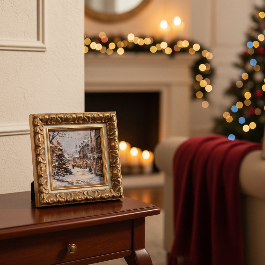 Christmas Town Frame, 4 X 4 in.