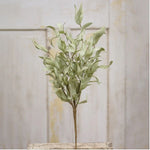 Flocked Herb Leaves Bush, 24 in. 1