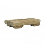 Rustic wooden Primitive Bajot, found, varies with a natural finish, perfect for adding authentic decor and unique charm to kitchen or dining spaces from Knotty and Board. 4