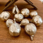 Resin Fig, Antique Gold Finish Assorted Sizes, Priced individually 2