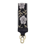 Wild Rose Easy Find Wristlet, Black and White 1
