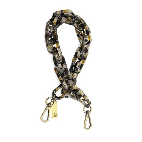 Lucite Cluster Chain Strap, Neutral