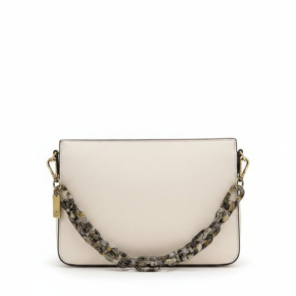 Lucite Cluster Chain Strap, Neutral