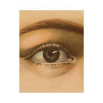 Close-up illustration of a detailed eye from the John Derian Picture Book, featured as unique decor available at Knotty and Board, perfect for gifting or personal collection. 1