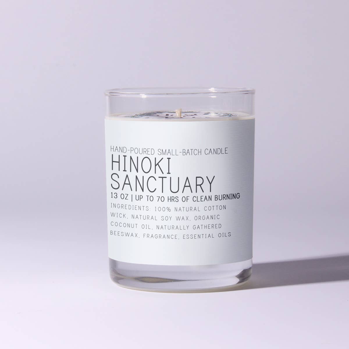 Just Bee Hinoki Sanctuary Candle, 13 oz.