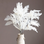Flocked Faux Reed Plume, 28