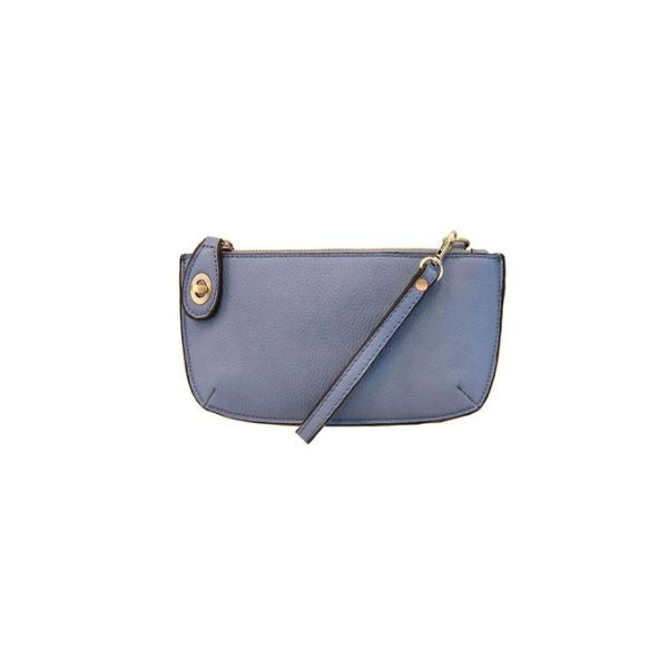 Mini Crossbody Wristlet Clutch, Chambray