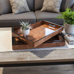 Burl Wood Grain Tray Medium 2