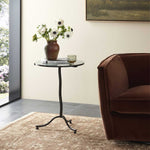 Sophie End Table, Hunter Green Marble 2