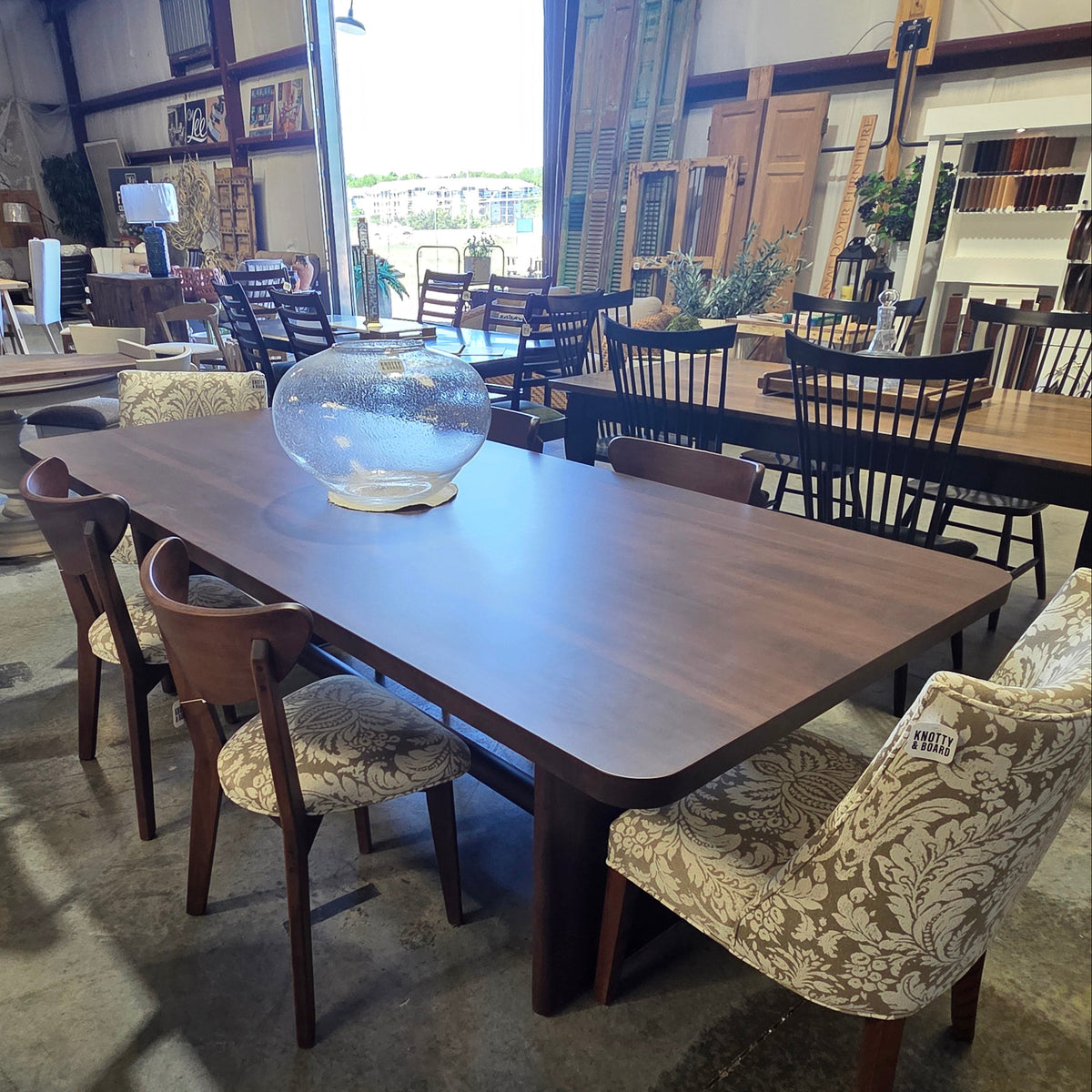 Rectangle 42 x 96 Table Mocha Finish