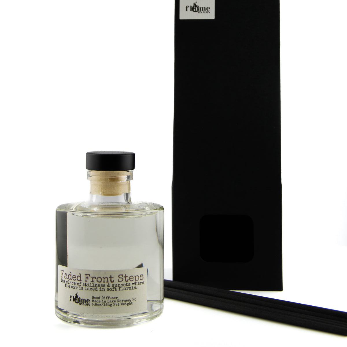 Flame on Main Places We Know Reed Diffuser, Faded Front Steps, 6.2 oz