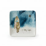 Holiday Dish w/ Gold Electroplating, O Holy Night, 3