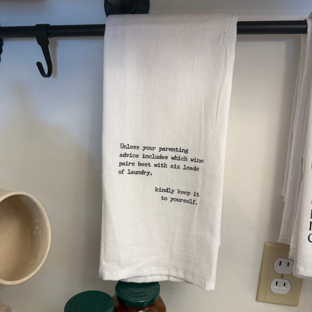 Tea Towel, Parenting Advice