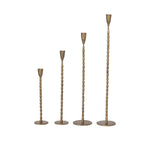 Hand-Forged Taper Holder, Gold, Small, 11.75 in. 2