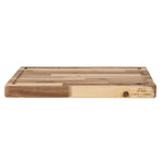 Acacia Wood End Grain Cheese/Serving Board with Laser Etched 