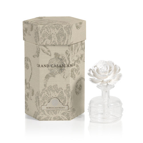 Grand Casablanca Porcelain Mini Diffuser, Moroccan Peony, 1.7 oz