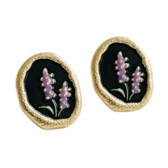 Lavender Drop Earrings