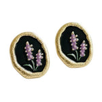 Lavender Drop Earrings 1
