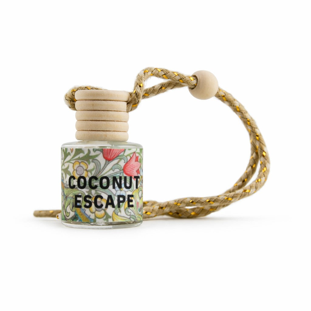 Flame On Main Classic Line Car Diffuser, Coconut Escape, .28 oz