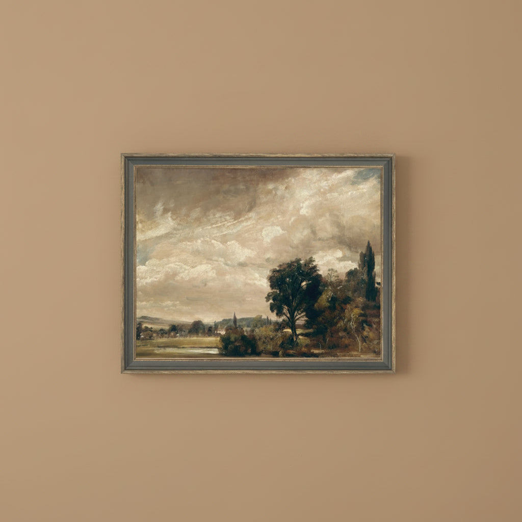 The Fisher's House Framed Antique Art, 9 X 7 in.
