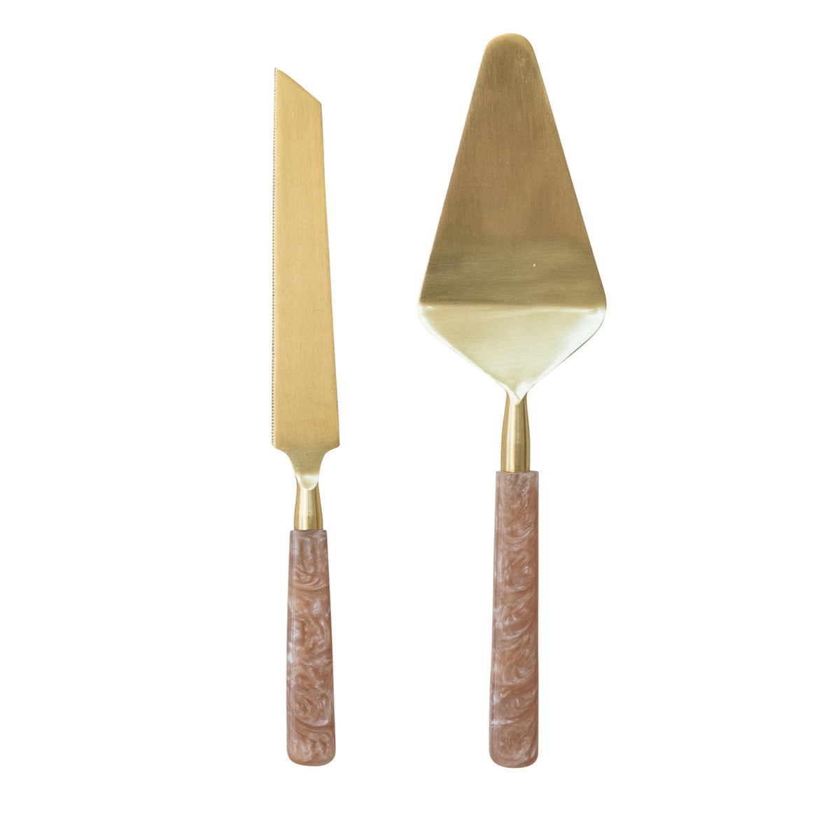 Stainless Steel Cake Servers, Set of 2, 11