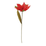 Paper Poinsettia Pick, Red, 34.5 in. 1