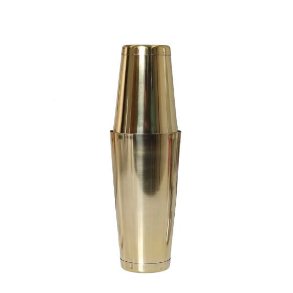 Gold Stainless Steel Cocktail Shaker, 10 in.