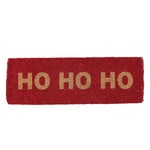 HO HO HO Coir Doormat, Red, 47 X 16 in. 1