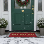 HO HO HO Coir Doormat, Red, 47 X 16 in. 2