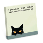 Sticky Note Pad, I Can Do All Things Through Spite 1