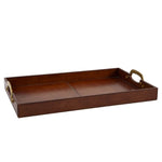 Greg's Tray, Hand-Tooled Leather, 17 X 3 X 12 1