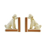 Poodle Shaped Bookends, Set of 2, 5