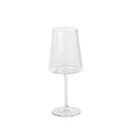 Bandol Fluted Textured Wine Glass, 9.5 in., a clear elegant glass with a fluted textured design, perfect for kitchen, dining, and entertaining, available from Knotty and Board. 1
