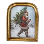 Santa Tree Frame, Antique Gold, 10 X 12 in. 1
