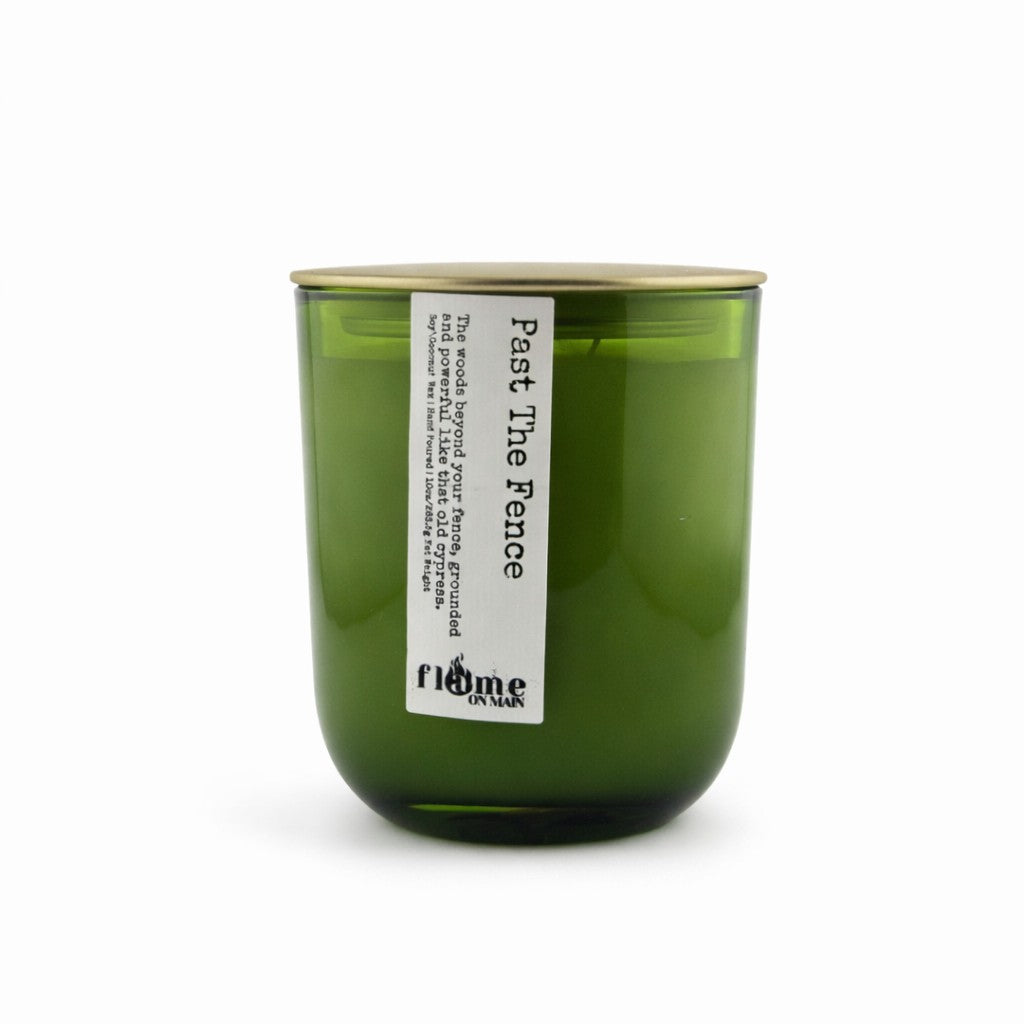 Flame on Main Places We Know 10oz Candle, Past The Fence. Made in Lake Norman