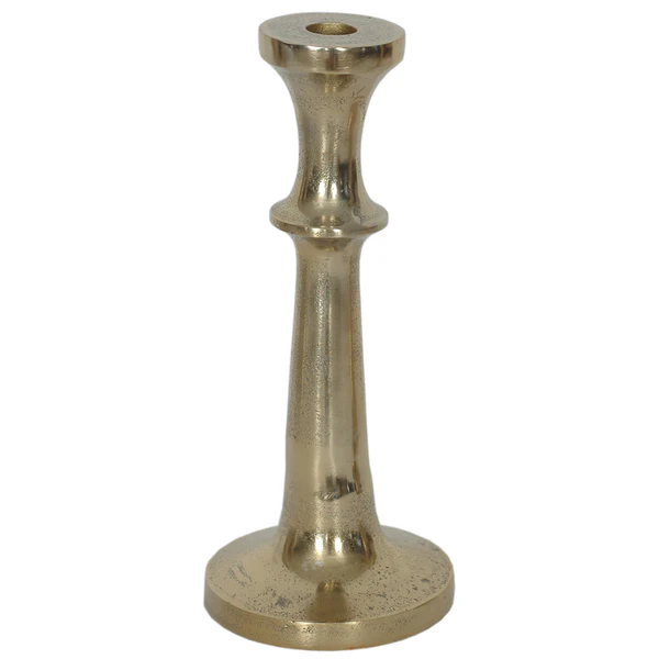 Vintage Gold Taper Candle Holder 12