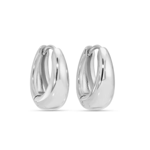 Narrow To Wide Huggies, Silver, Water-Resistant