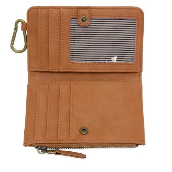 Bobbie Bifold with Carabiner, Tawny