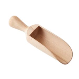 Beechwood Canister Scoop with smooth handle and rectangular scoop, perfect for kitchen storage, gifts, and decor from Knotty and Board’s independent brick and mortar collection.