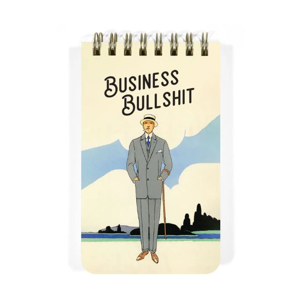 Spiral Memo Pad, Business Bullshit