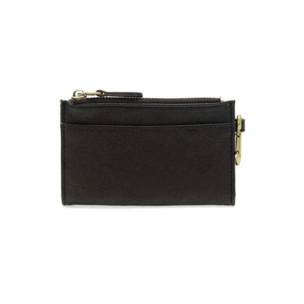 Bobbie Bifold with Carabiner, Black