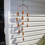 Flamed Triple Bell Spiral Wind Chime 2